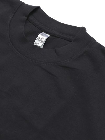 画像3: LOS ANGELES APPAREL 6.5oz GARMENT DYED CREW TEE-BLACK