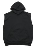 【送料無料】LOS ANGELES APPAREL 14oz HEAVY FLEECE NS HOODED PULLOVER-BLK