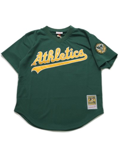 画像1: 【送料無料】MITCHELL & NESS AUTHENTIC MESH BP-R.H 98 #24 ATHLETICS