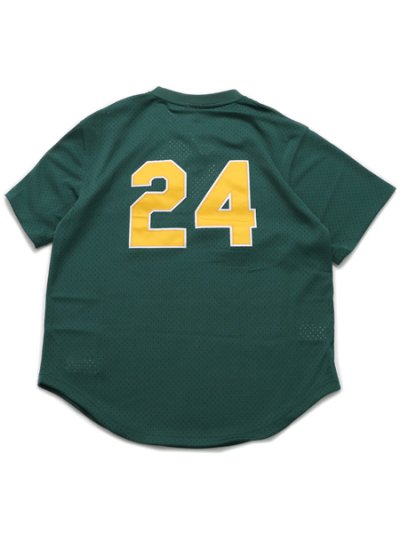 画像2: 【送料無料】MITCHELL & NESS AUTHENTIC MESH BP-R.H 98 #24 ATHLETICS