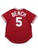 画像2: 【送料無料】MITCHELL & NESS AUTHENTIC MESH BP-JOHNNY.B 83 #5 REDS (2)