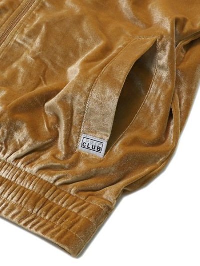 画像3: 【SALE】PRO CLUB VELOUR TRACK JACKET CHOCO BROWN