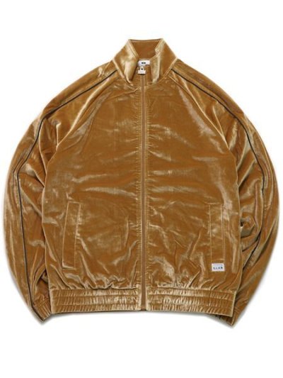 画像1: 【送料無料】PRO CLUB VELOUR TRACK JACKET CHOCO BROWN