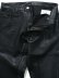 画像4: 【送料無料】mnml B169 LEATHER FLARE DENIM BLACK