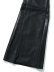 画像8: 【送料無料】mnml B169 LEATHER FLARE DENIM BLACK