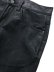 画像6: 【送料無料】mnml B169 LEATHER FLARE DENIM BLACK