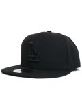 NEW ERA 9FIFTY LA DODGERS BLACK/BLACK