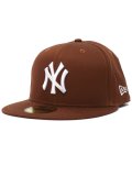 NEW ERA 59FIFTY NUANCE COLOR YANKEES DARK MOCHA