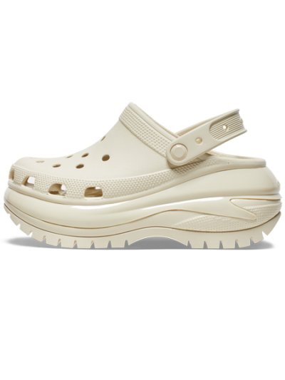 画像1: 【送料無料】crocs CLASSIC MEGA CRUSH CLOG BONE