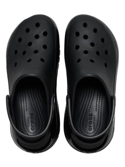 画像5: 【送料無料】crocs CLASSIC MEGA CRUSH CLOG BLACK