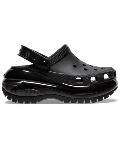 画像2: 【送料無料】crocs CLASSIC MEGA CRUSH CLOG BLACK