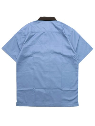 画像2: 【SALE】DICKIES V.ALVAREZ BLOCK COLLAR WORK SHIRT GULF B