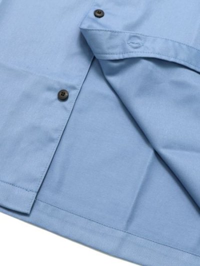 画像4: 【SALE】DICKIES V.ALVAREZ BLOCK COLLAR WORK SHIRT GULF B