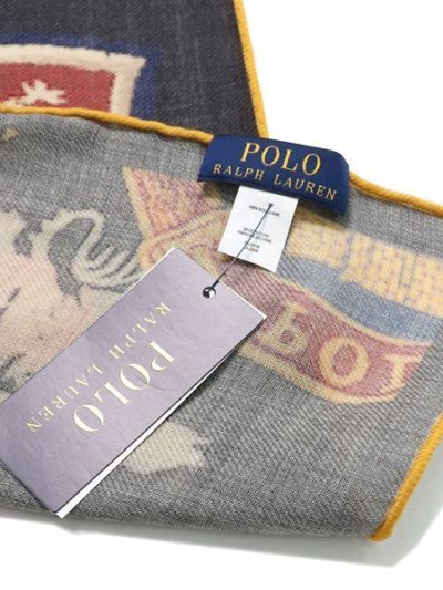 画像3: 【送料無料】POLO RALPH LAUREN OVERLAPPING PATCHES SCARF