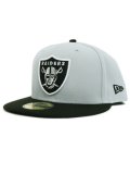 NEW ERA 59FIFTY NFL LAS VEGAS RAIDERS GREY/BLACK