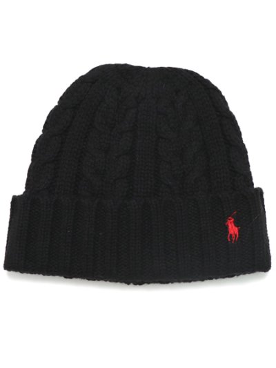 画像1: POLO RALPH LAUREN RECYCLED CABLE BEANIE