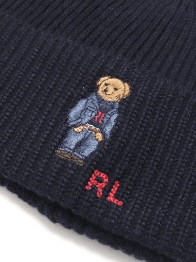 画像3: POLO RALPH LAUREN DENIM BEAR RIB KNIT BEANIE