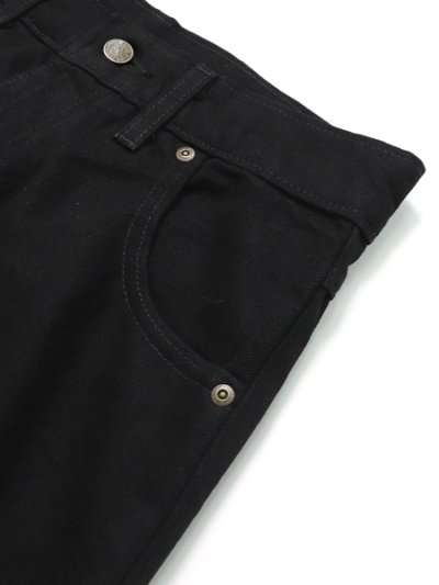 画像3: 【送料無料】PRISON BLUES BLACK RINSED BASIC RELAXED FIT JEAN