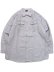 画像1: 【送料無料】PRISON BLUES HICKORY L/S BUTTON FRONT SHIRT (1)