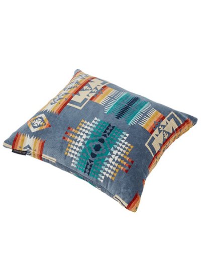 画像1: PENDLETON CUSTOM TOWEL PILLOW CHIEF JOSEPH SLATE