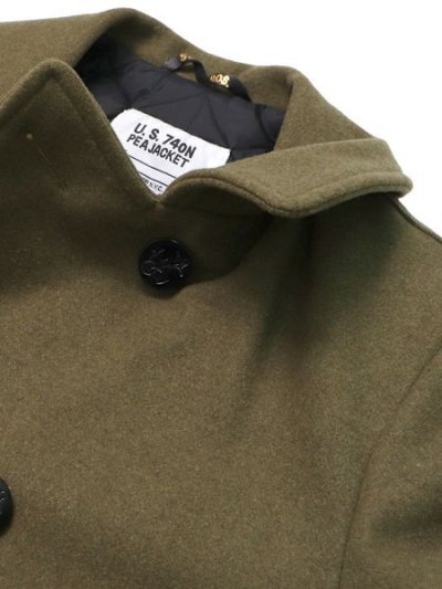 画像4: 【SALE】【送料無料】SCHOTT 740US PEACOAT OLIVE