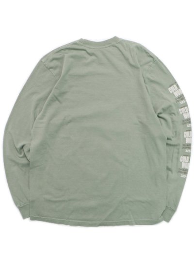 画像2: 【MEGA SALE】COLD WORLD FROZEN GOODS EXPORT TIGER L/S TEE SAND STONE