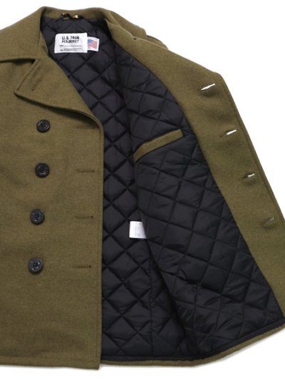 画像6: 【SALE】【送料無料】SCHOTT 740US PEACOAT OLIVE