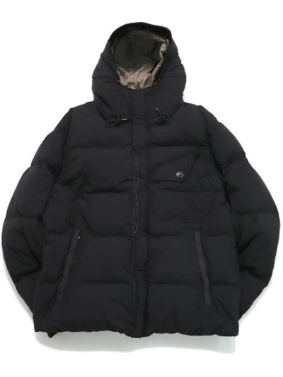 画像1: 【送料無料】Ten-c SURVIVAL DOWN JACKET GARMENT DYED BLACK