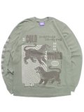 COLD WORLD FROZEN EXPORT TIGER L/S TEE SAND STONE