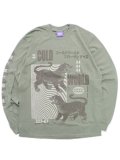 【MEGA SALE】COLD WORLD FROZEN GOODS EXPORT TIGER L/S TEE SAND STONE