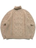 【SALE】【送料無料】SNOW PEAK ALPACA MIXED KNIT TURTLENECK PULL ECRU