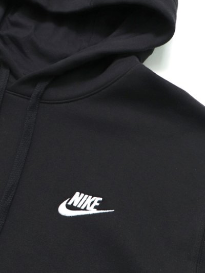 画像3: NIKE CLUB PULLOVER BB HOODIE-BLACK/WHITE