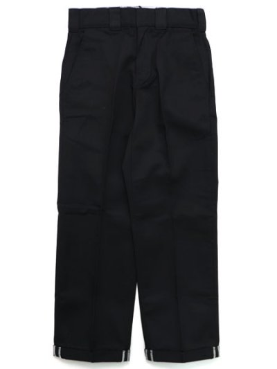画像1: 【SALE】DICKIES TWILL CUFFED WORK PANT-BLACK