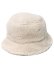 画像1: NEW HATTAN BOA FLEECE BUCKET HAT-OFF WHITE (1)