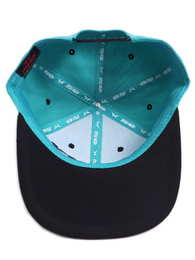 画像4: 【SALE】MU:KA: HEADWEAR BRONX SNAPBACK CAP TEAL/BLACK