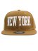 画像2: 【SALE】MU:KA: HEADWEAR NEW YORK SNAPBACK CAP TAN (2)