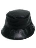 NEW HATTAN GENUINE LEATHER BUCKET HAT