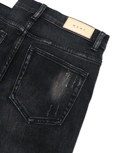 画像8: 【送料無料】mnml X162 STRETCH DENIM BLACK