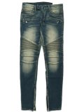 【送料無料】mnml M14 STRETCH DENIM BLUE