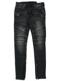 【送料無料】mnml M14 STRETCH DENIM BLACK