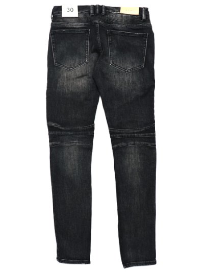 画像2: 【送料無料】mnml M14 STRETCH DENIM BLACK