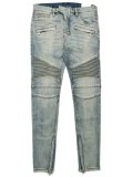 【送料無料】mnml M14 STRETCH DENIM LIGHT BLUE