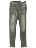 【送料無料】mnml X145 STRETCH DENIM GREY