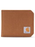 CARHARTT NYLON DUCK BIFOLD WALLET-C.BROWN