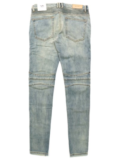 画像2: 【送料無料】mnml M14 STRETCH DENIM LIGHT BLUE