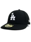 NEW ERA LP 59FIFTY LOS ANGELES DODGERS BLK/WHT