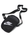 NIKE HERITAGE SMALL ITEM-BLACK/BLACK/WHITE