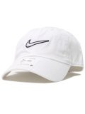 NIKE H86 ESSENTIAL SWOOSH CAP-WHITE/WHITE