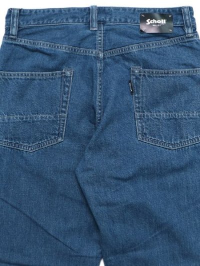 画像5: 【SALE】【送料無料】SCHOTT NEP DENIM 5POCKET PANTS USED