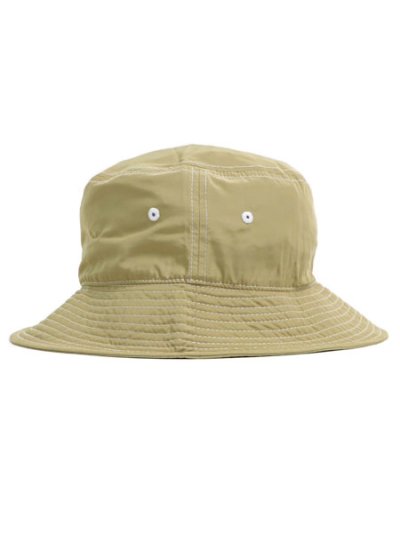 画像2: NEW HATTAN WHITE STITCHING POLY BUCKET HAT